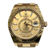 Rolex 326938 Sky-Dweller 18k Yellow Gold Card
