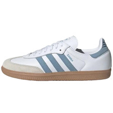 Adidas Samba Og White Alumina Ash Blue Women's - JS1391