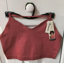 No Boundaries Women's Strappy Back Ribbed Seamless Bralette NWT Size XL