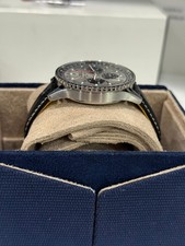 BREITLING AB0138241G1P1 NAVITIMER B01 CHRONOGRAPH SILVER DIAL BLACK LEATHER 43MM 2