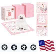 Puppy Pads 22"x 22" with Leak-Proof Quick-Dry Design Pee Pads for Dogs Potty ...