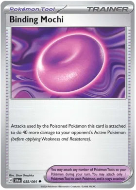 Pokemon Binding Mochi 55 / 64 SV: Shrouded Fable Reverse Holo