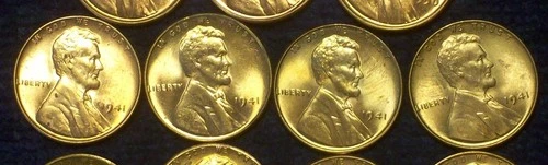 (4) 1941-P BU - LINCOLN WHEAT CENT - WITH ISSUES - NICE DETAILS - SEE PICS!