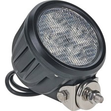 LED Round Flood Beam 40 Watts, 3.3 Amps, 12V-24, Flood Off-Road Light