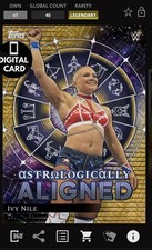 DIGITAL WWE SLAM 50cc IVY NILE ASTROLOGICALLY COSMIC CHROME 25 LEGENDARY 
