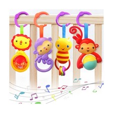 Baby Toys, Cartoon Animal Hanging Rattle Toys, Handbells Baby Rattl... Fast Ship