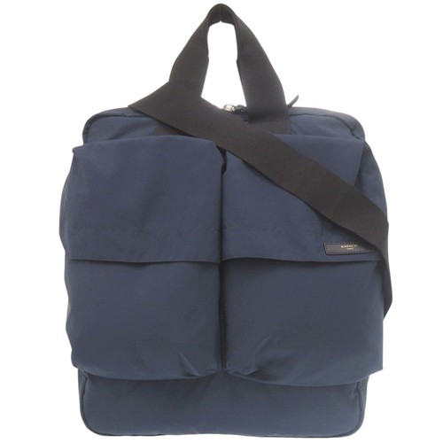Excellent Condition GIVENCHY 2WAY Navy Tote Bag 1170 Men's