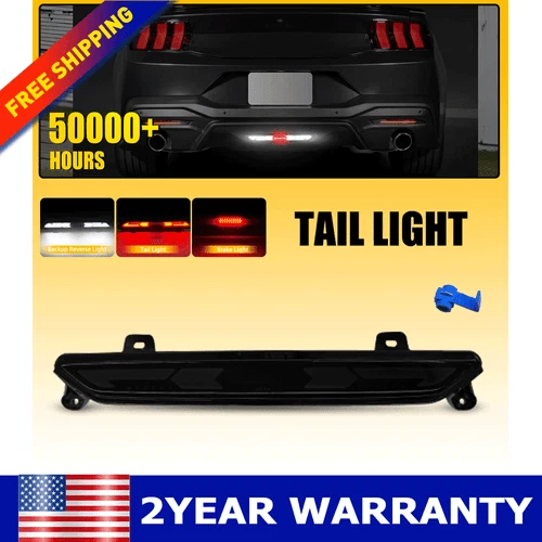 Smoke LENS LED 3rd Brake Light Fits 24-Up Ford Mustang S650 Rear Third Reverse