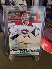 2019-20 Upper Deck Cayden Primeau Young Guns Rc #454 Canadiens Leafs