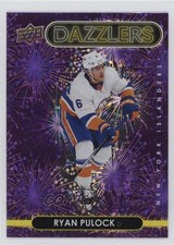 2021-22 Upper Deck Series 2 Dazzlers Purple Ryan Pulock #DZ-80 0t2