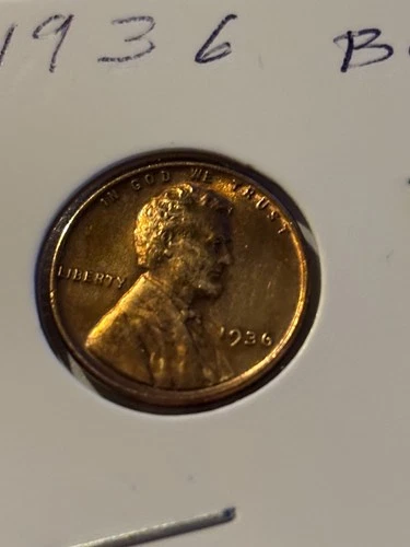 1936 wheat penny bu free shipping
