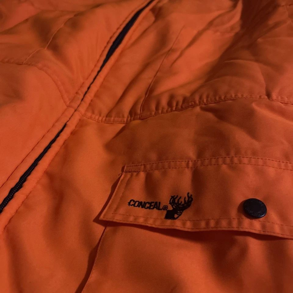 NEW Vintage WINCHESTER Orange Hunting Suit Hooded Coveralls Insulated Men’s 3XL - Image 2 of 4