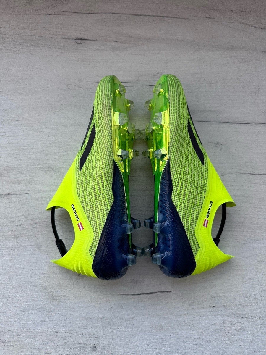 Adidas X 18+ FG Lime Football Soccer Cleats Boots US9 1/2 UK9