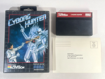 Cyborg Hunter (Sega Master, 1988) with Reg. Card | eBay