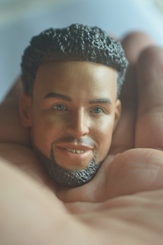1/6 Stephen Curry Smile Head Sculpt for 12" HT PH COO Male Soldier Figure Body - Picture 6 of 19