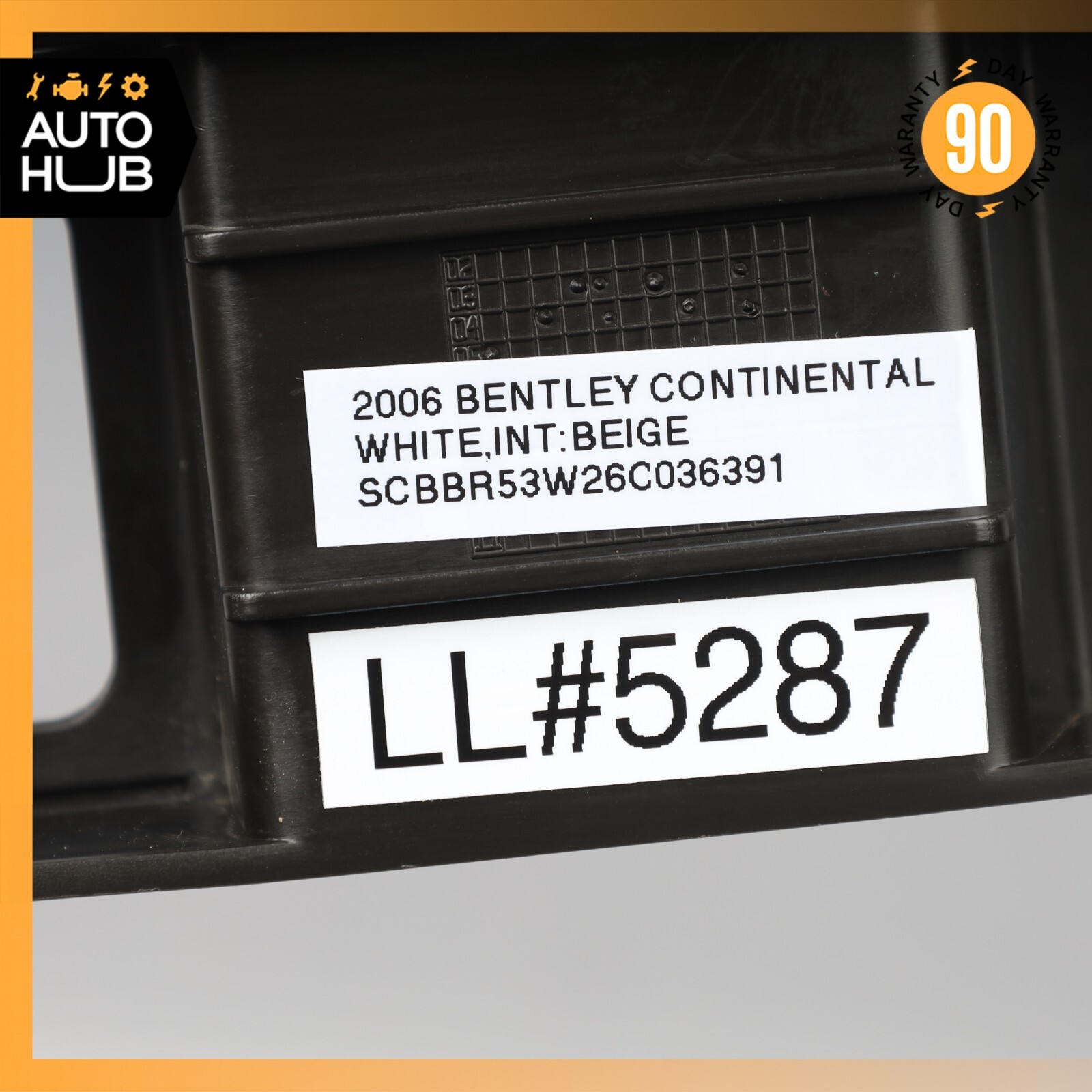 03-11 Bentley Continental GTC GT Rear Center Bumper Support Bracket OEM