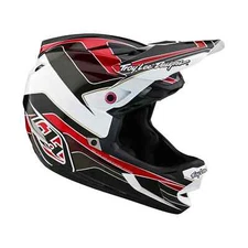 NEW Troy Lee Designs D4 Polyacrylite MTB Helmet W/MIPS Red/White Size Large