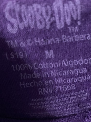 SCOOBY DOO BRAND SCOOBY WHERE ARE YOU? SCOOBY AND THE GANG YOUTH SIZE M PURPLE T - 第 4/13 張圖片