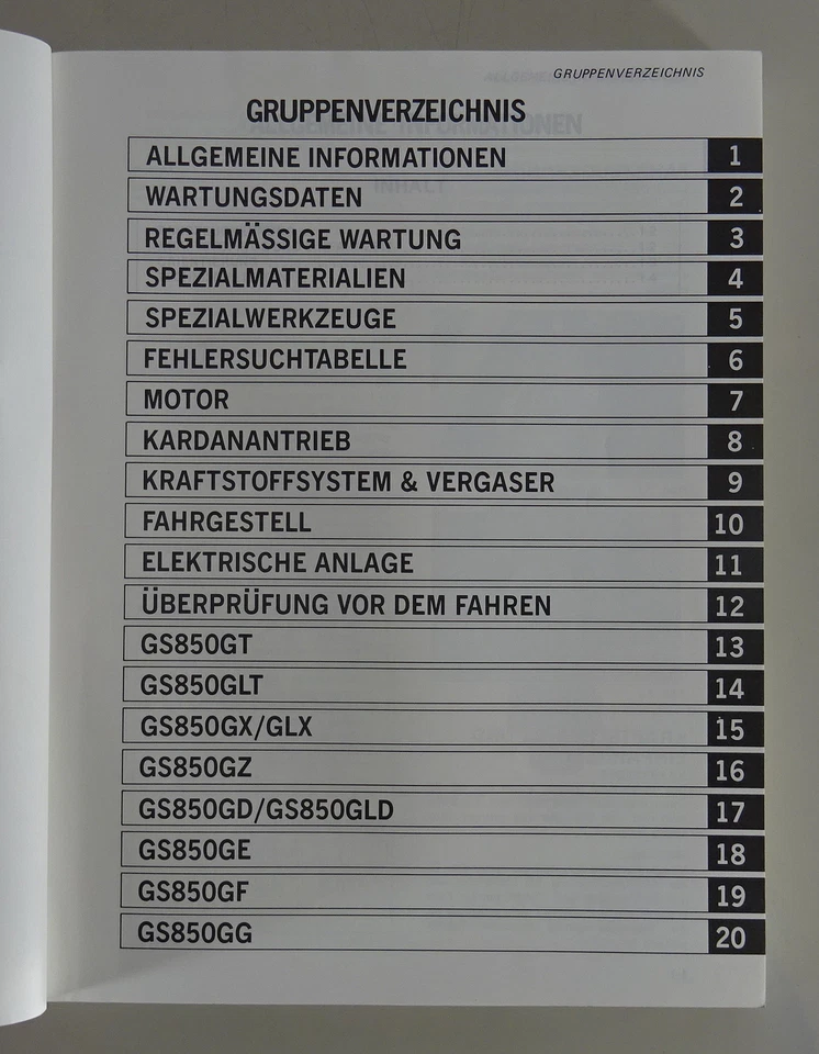 Manual de Taller/Manual de Operación Suzuki GS 850 G Stand 10/1990 - Imagen 3 de 3