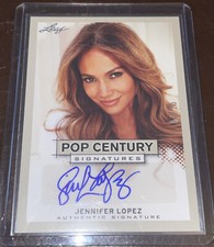 2013 LEAF POP CENTURY SIGNATURES JENNIFER LOPEZ JLO AUTO AUTOGRAPH RARE HOT👍