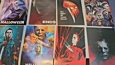 Holloween Ends Wall Posters (8-Pcs) 11.4" X 16.5" Unframed HD Printing Poster