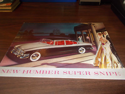 1960s Humber Super Snipe Color Sales Brochure 