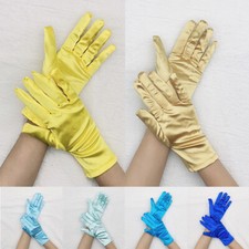 Dance Party Etiquette Mittens Solid Color Sunscreen Cycling Driving Gloves