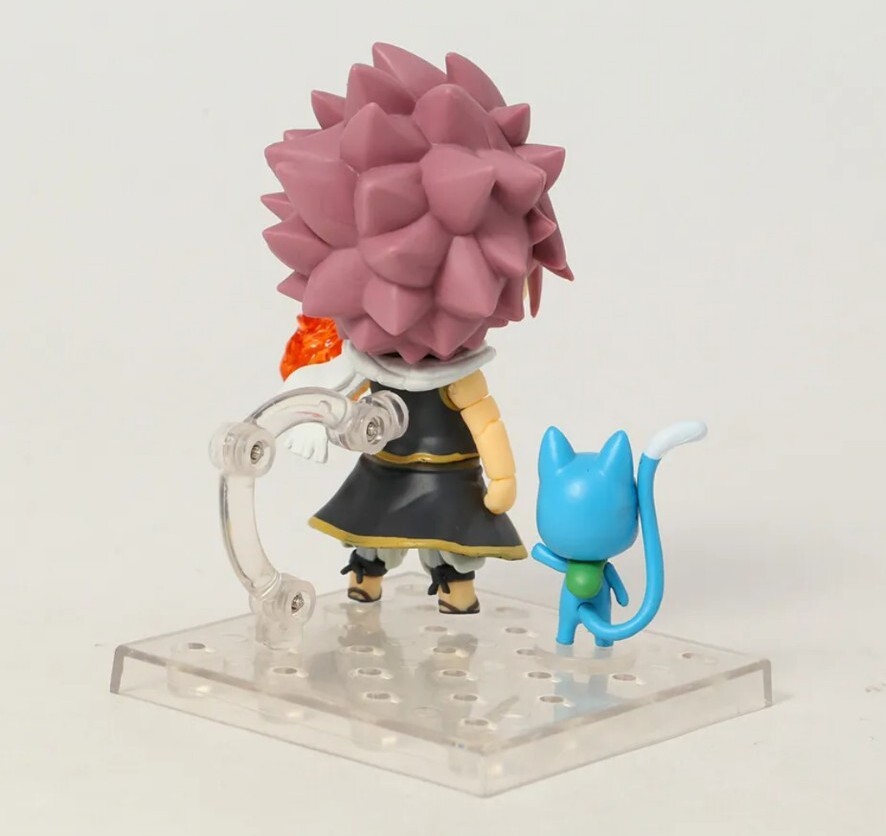FAIRY TAIL NATSU DRAGNEEL HAPPY CAT ACTION FIGURE 1741 Q Posable