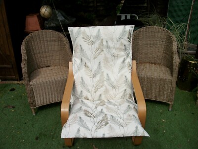 Handmade COVER for IKEA ALME poang chair EMBROIDERED