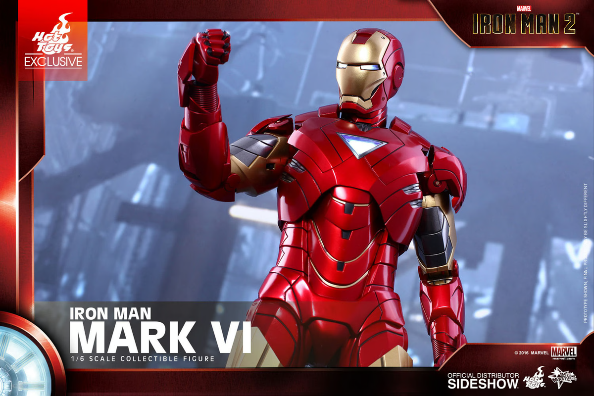 1/6 Scale Iron Man 2 Mark VI MMS339 Figure by Hot Toys 902901 | eBay