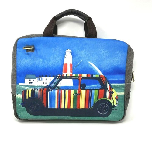 "Bolso Paul Smith Transferencia Algodón Multicolor Faro Computadora Laptop 15"" X 11" - Imagen 5 de 12