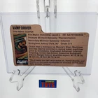 Vtg GI Joe Clutch FILE CARD + TOP LOADER original 1982 Vamp Driver pilot