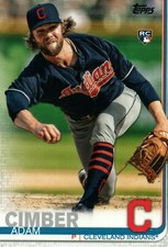 #550 Adam Cimber Rookie Cleveland Indians 2019 Topps Series 2 Baseball Card
