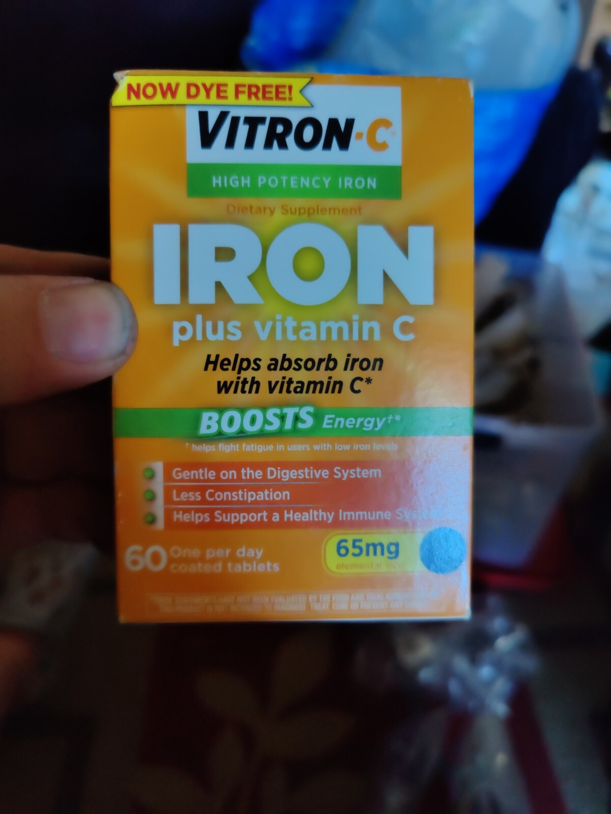 VitronC Iron Supplement Once Daily High Potency Iron Plus Vitamin C