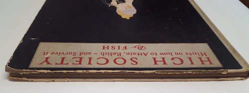 HIGH SOCIETY Book by FISH 1920 Illustrations 1st Edition Vanity Fair Antique - Picture 8 of 24