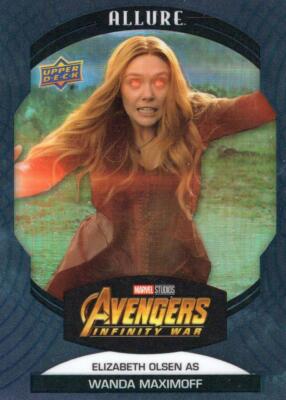 Marvel Allure Storm [199] Base Card #81 Elizabeth Olsen als Wanda Maximoff