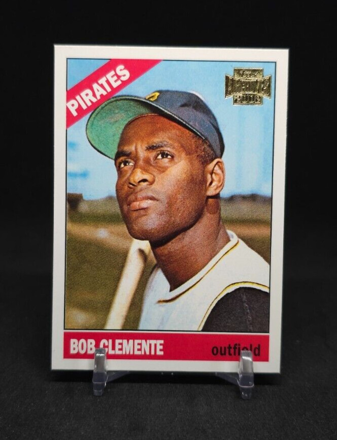 2002 Topps Archives #39 Roberto Clemente 1966 Topps #300