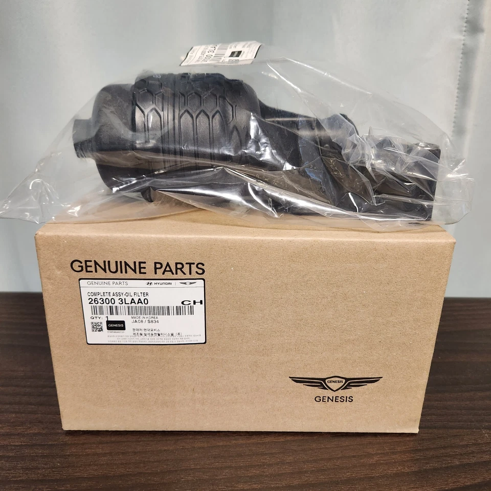 Filtro de aceite genuino 263003LAA0 para Hyundai Genesis G80 Cadenza Sedona Sorento Foto 4 de 4