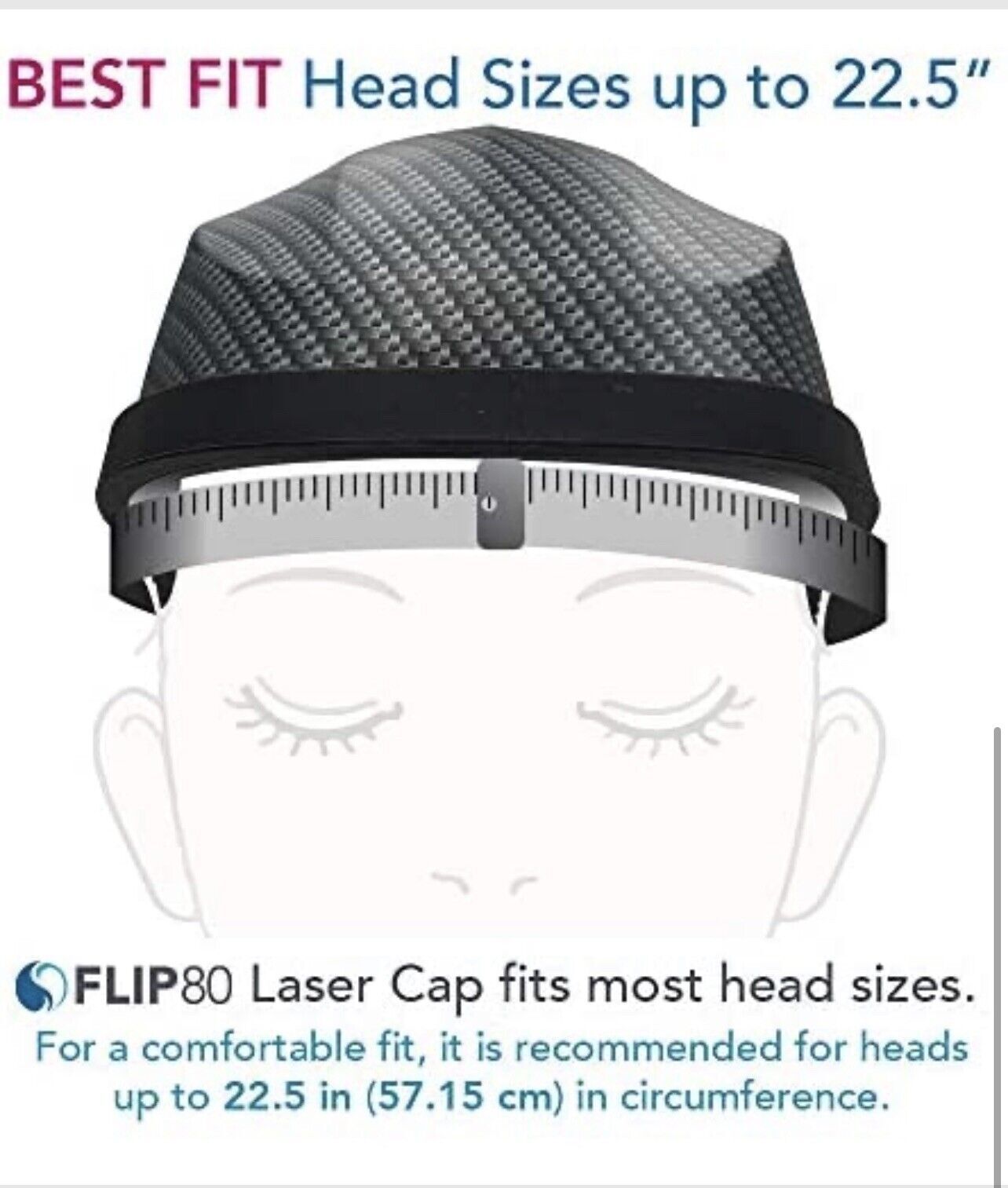 HairMax Flip 80 Laser Hair Growth Cap FDA Cleared Hair Loss Treatment