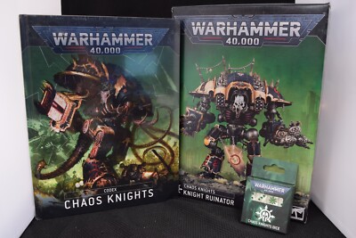 Warhammer 40K: Knight Ruinator De Chaos Knights - Miniatura Nueva