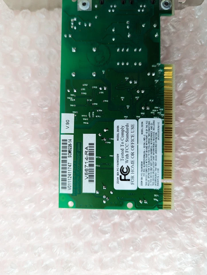 Agere V56714-RA 56K PCI Fax/Modem Card - Image 3 of 4