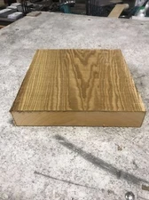 12” X 12” X 2” Basswood Turning Platter Bowl Blank Carving Wood Wax Sealed Qty 1