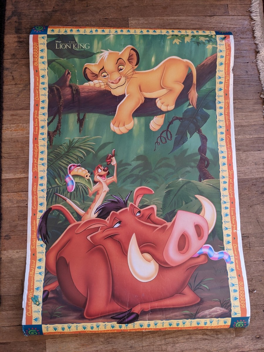 90s Vintage Disney The Lion King World Tour 1994 Tee ディズニー