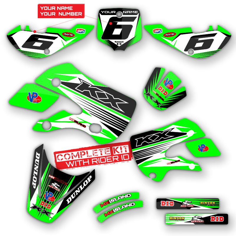 2014 2015 2016 2017 2018 2019 2020 KX 85 100 GRAPHICS KAWASAKI KX85 ...