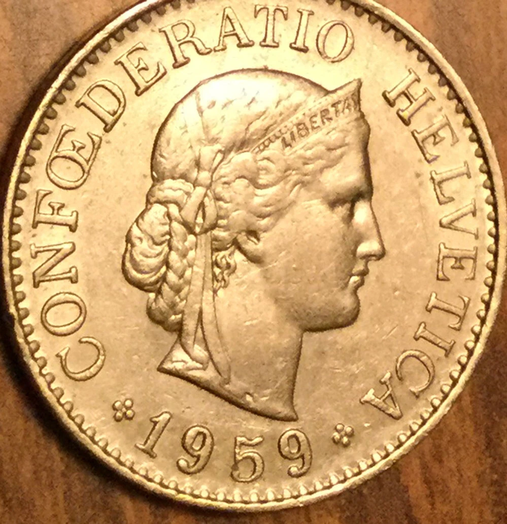 1959 Swiss Coins for sale | eBay