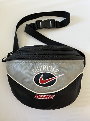 Waist Bag Supreme Nike Shoulder Bag Silver Supreme X Nike