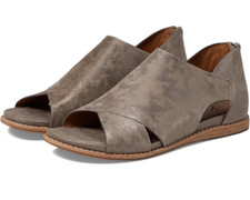 Sofft Womens Smoke Suede Metallic Evonne Sandals Beige Size 6M NWOT