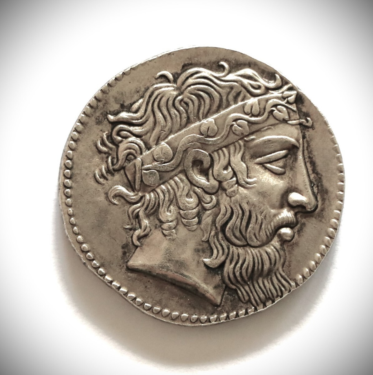 Coin Rare Dionysus Naxos Collectable Tetradrachm Coin - Sicily