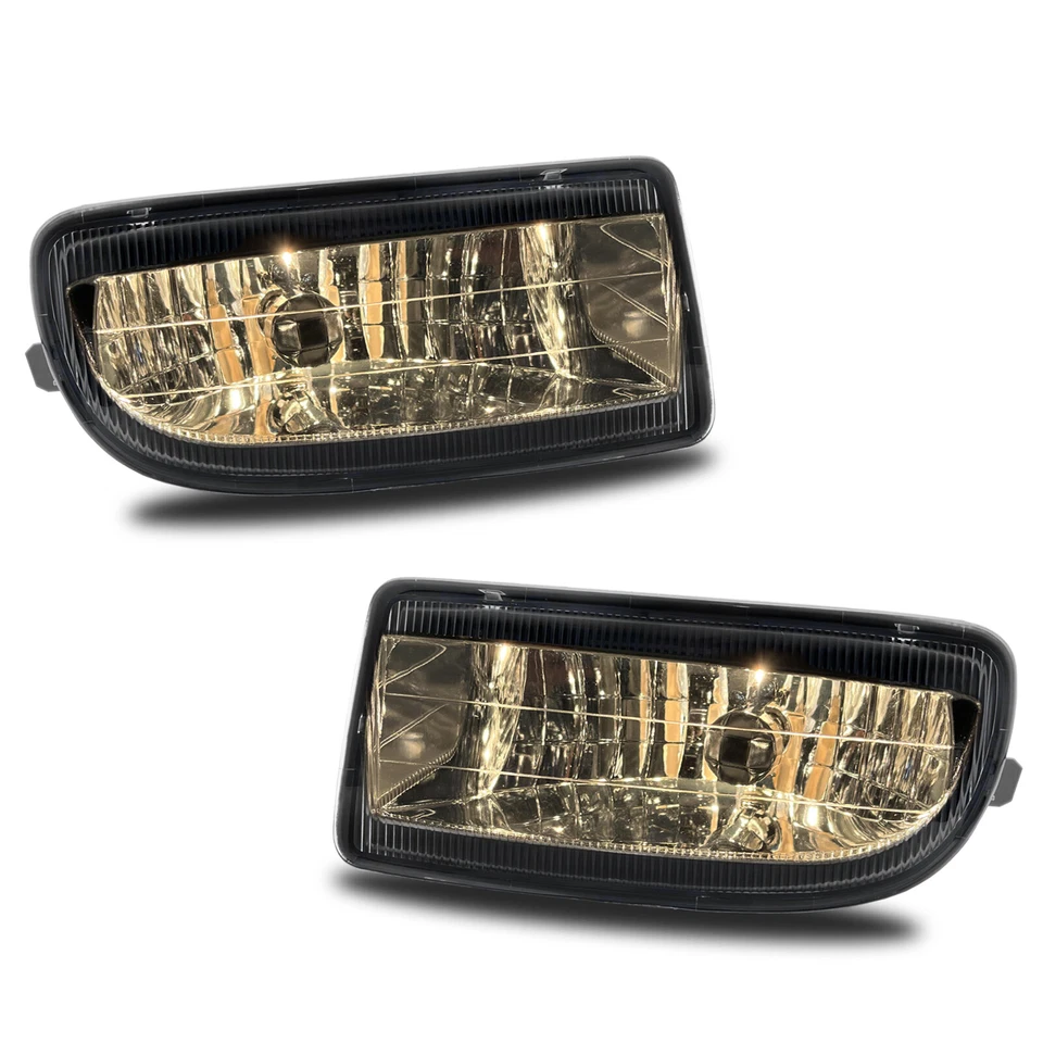 Luces antiniebla faros de parachoques para Toyota Land Cruiser 100 LC100 1998-2007 lente transparente Foto 3 de 4