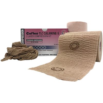 CoFlex TLC Calamine with Indicators Self-adherent / Pull On Closure 2 Layer